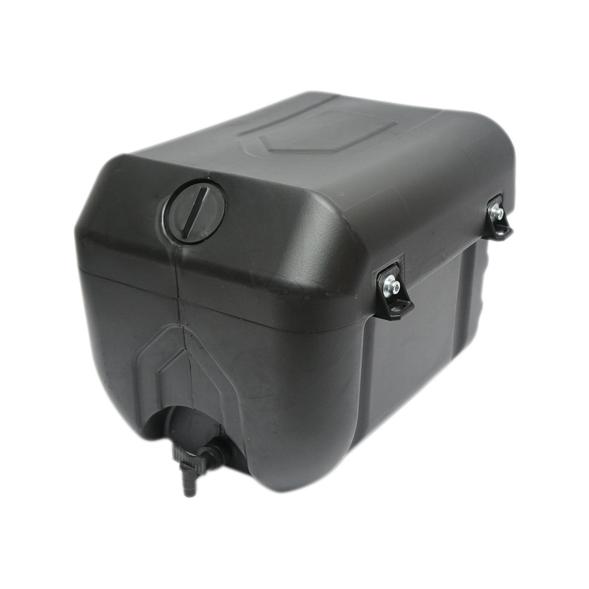 30L plastic water tank, black 332x420x331 mm
